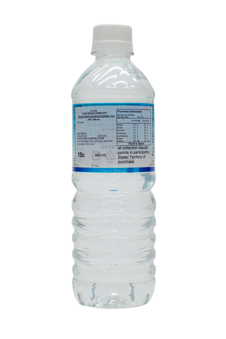 Life Drink Company Owase Meisui Kumano Kodou Sui Water500ml-Ichiba