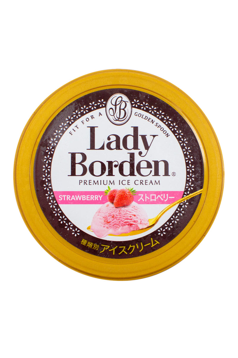 Lotte Lady Borden Pint Strawberry 470ml | PU ONLY