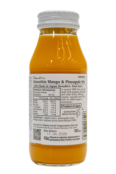 MARUKAI Smoothie Mango & Pineapple Mix180ml
