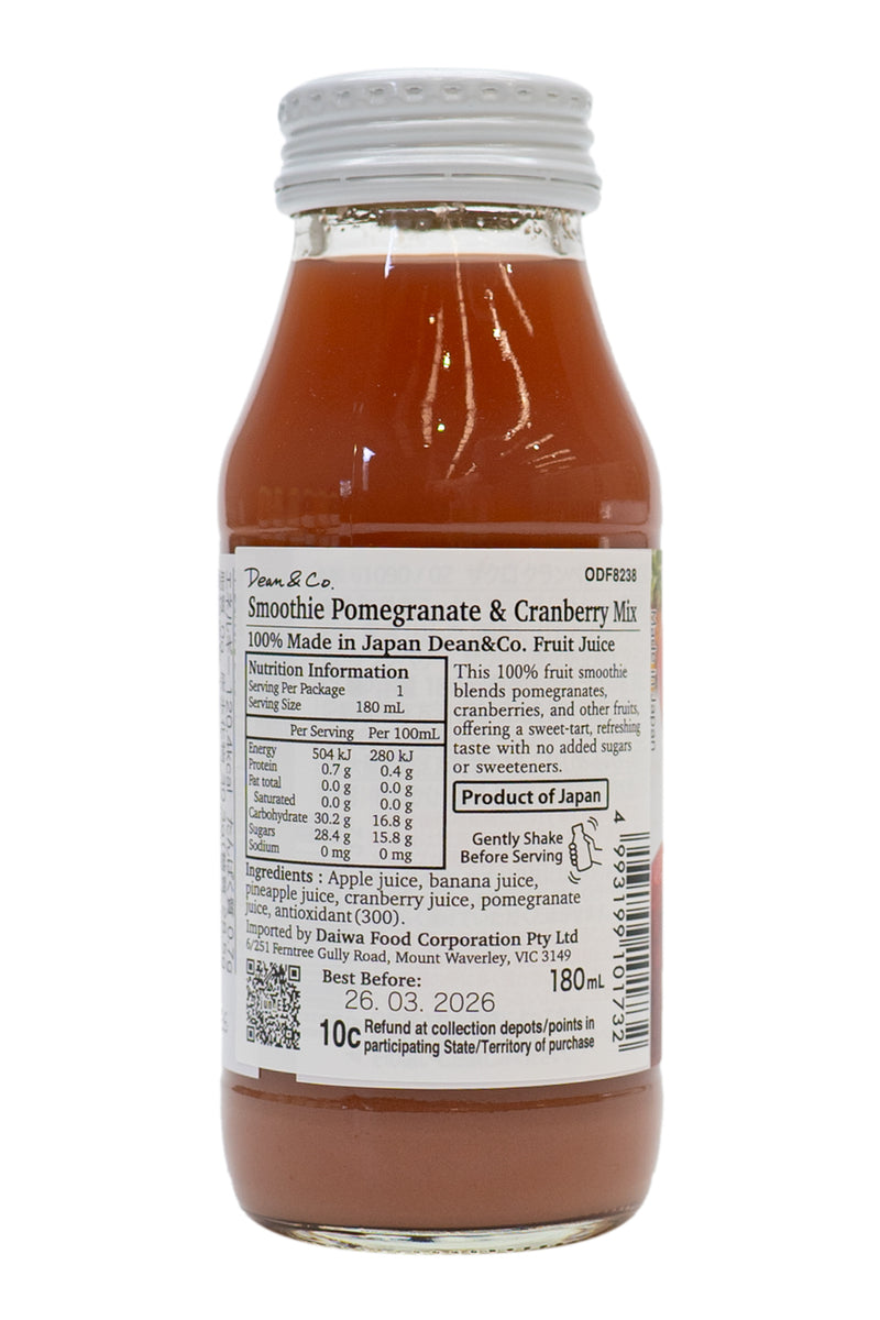 Smoothie Pomegranate & Cranberry Mix180ml
