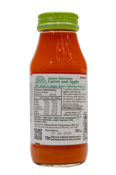 MARUKAI Junzo Selection Carrot & Apple Mix Juice 180ml
