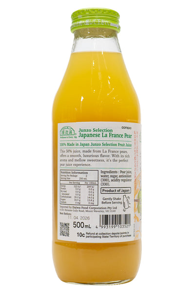 MARUKAI Junzo Selection Japanese La France Juice 500ml