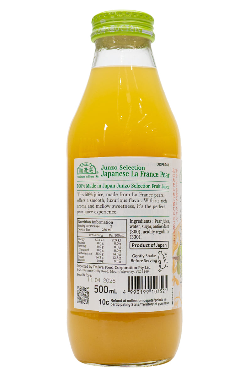 MARUKAI Junzo Selection Japanese La France Juice 500ml