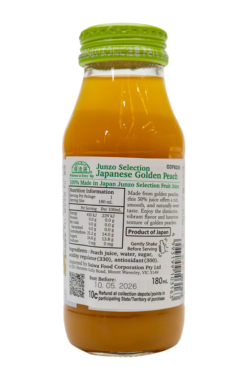 MARUKAI Junzo Selection Japanese Golden Peach Juice 180ml