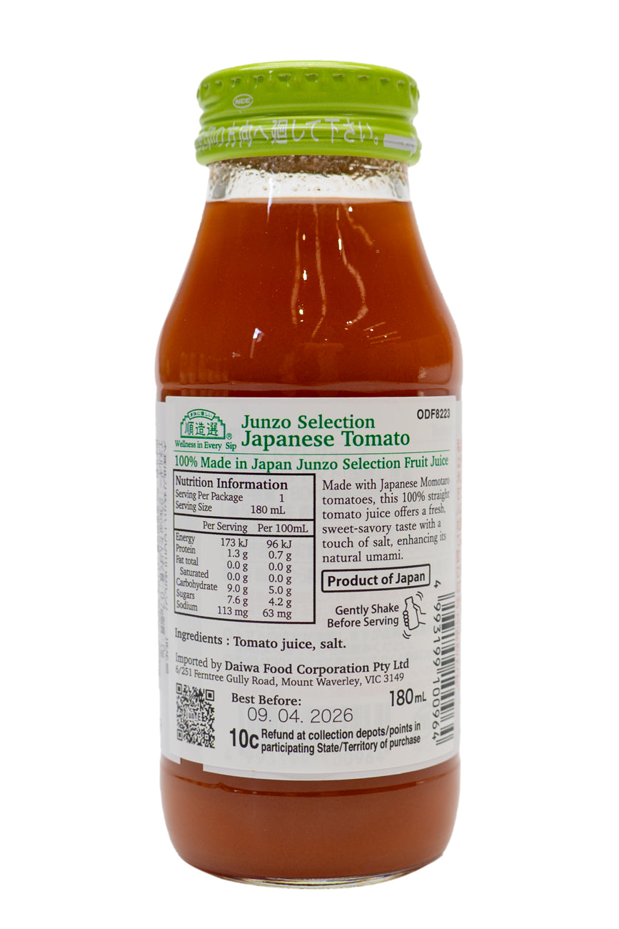 MARUKAI Junzo Selection Jun Tomato Juice 180ml-Ichiba Junction