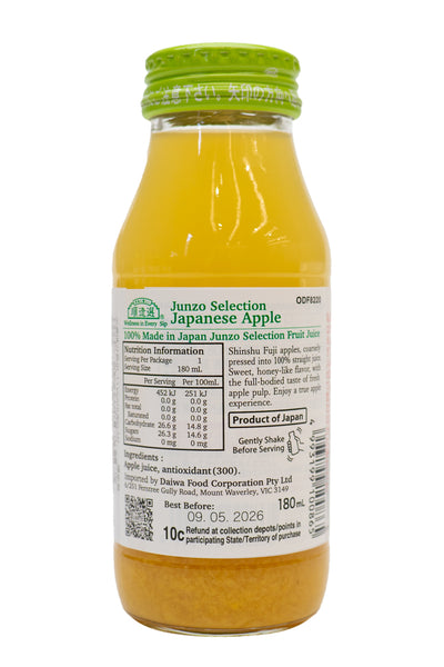 MARUKAI Junzo Selection Japanese Apple Juice 180ml
