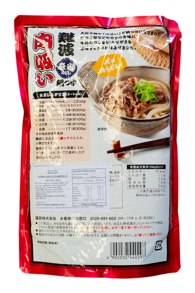 MARUKIN Namba Nikusui Nabetsuyu 750g