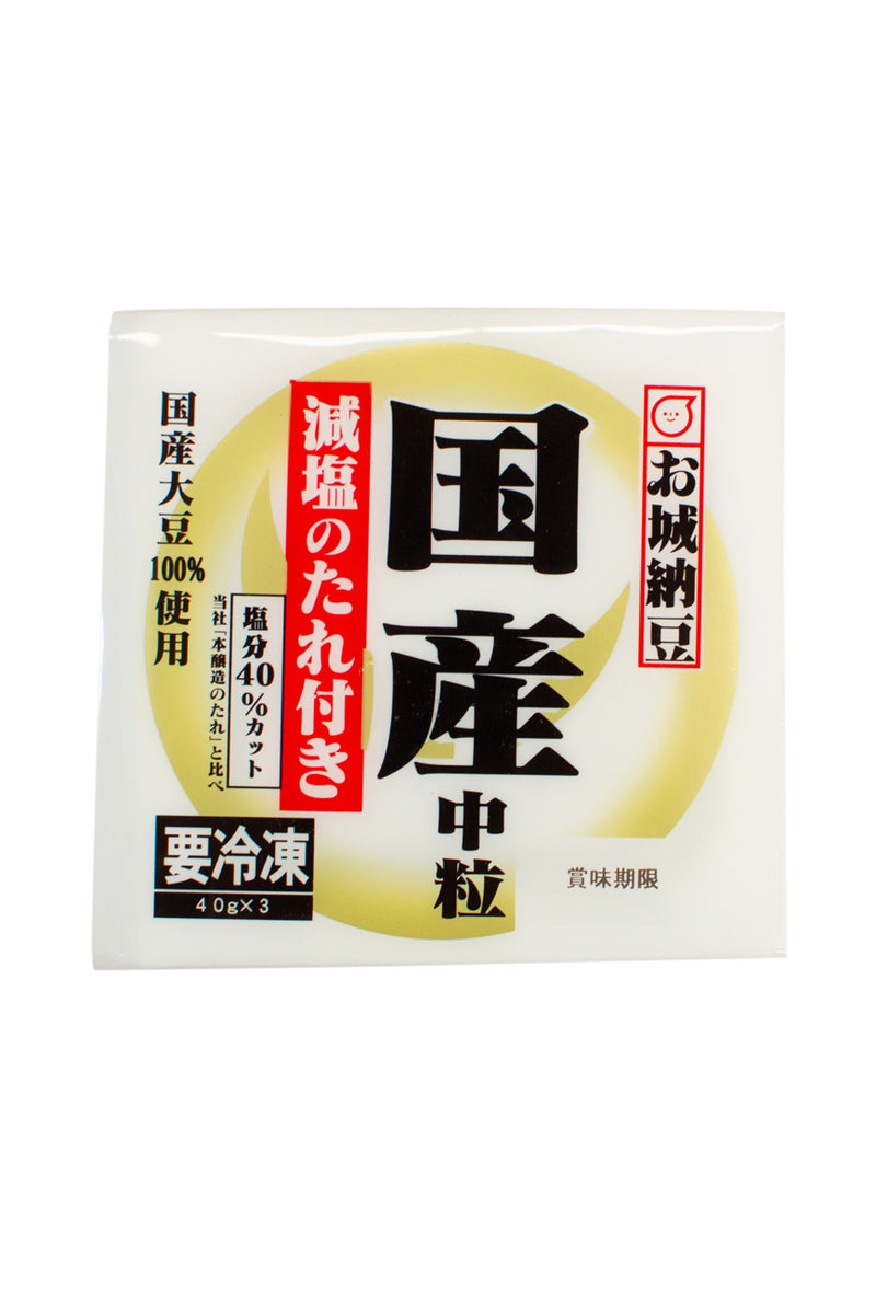 MARUMIYA Oshiro NATTO Kokusan Japanese Natto Less Salt 45gx3p
