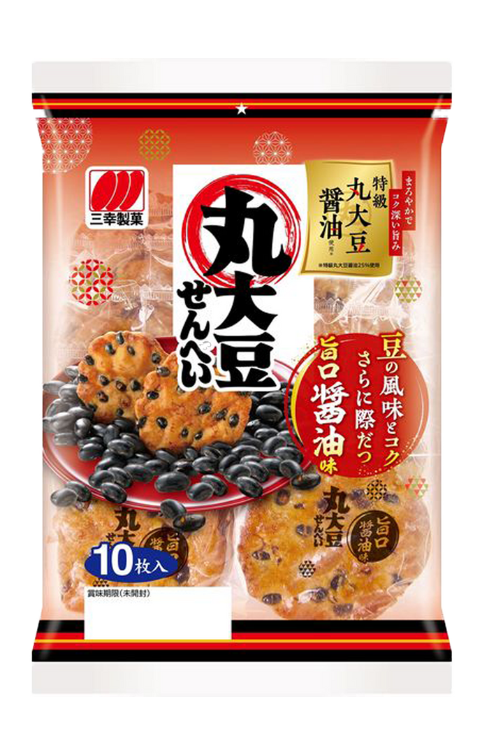 Sanko Rice Cracker Marudaizu Senbei 123.1g - Ichiba Junction