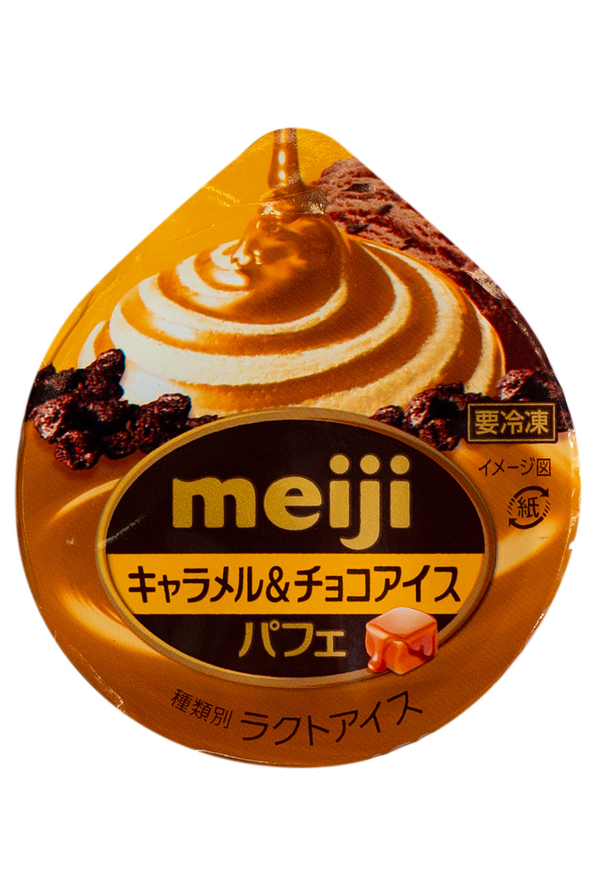 MEIJI Caramel & Choco Ice Parfait 185ml-Ichiba Junction