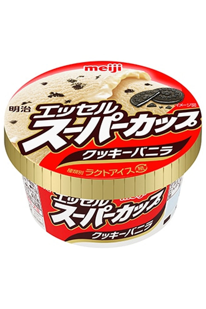 MEIJI Essel Super Cup Cookie Vanilla 200ml-Ichiba Junction