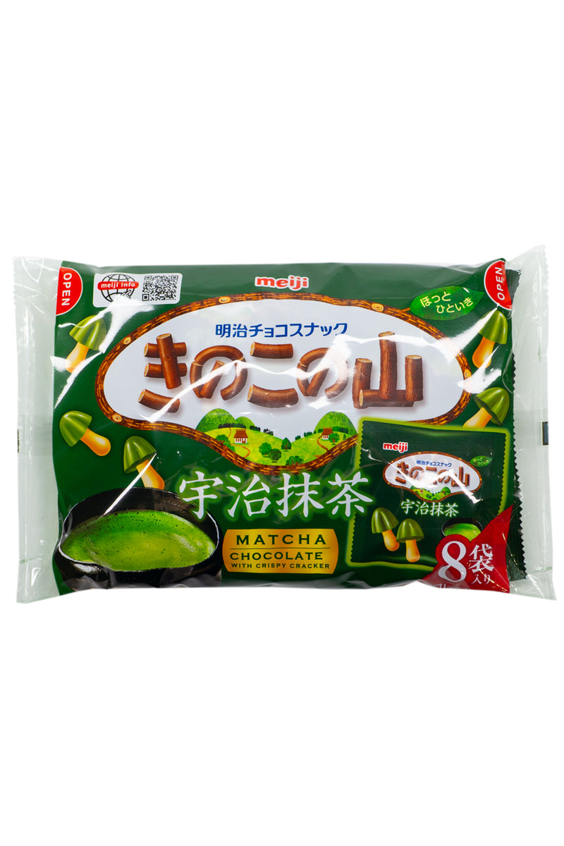 Meiji Kinoko no Yama Uji Matcha 96g (8 pack)