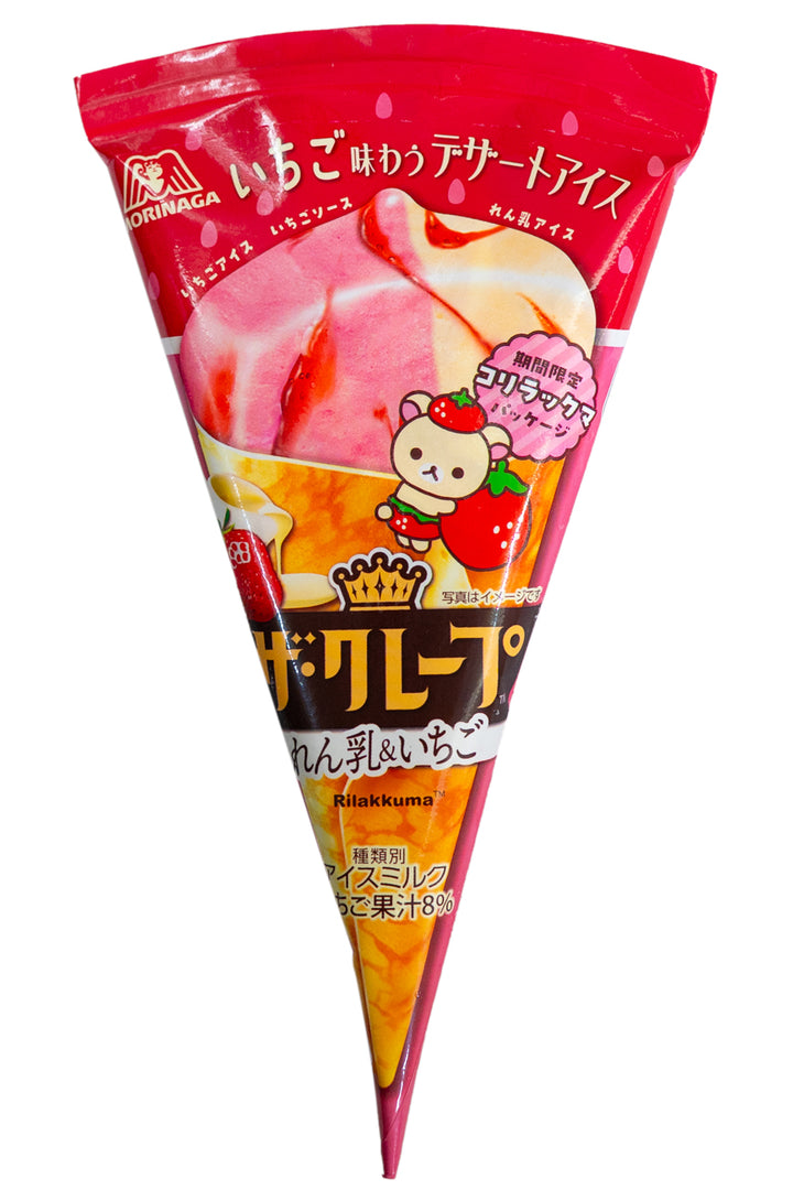 MORINAGA The Crepe Rennyu & Ichigo 100ml-Ichiba Junction