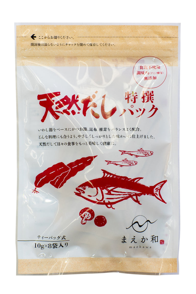 Maekawa Tennen Natural Dashi Pack Taste 80g (10gX8pc)