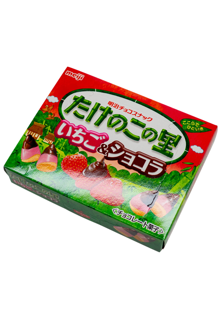 Meiji Takenoko no Sato Strawberry & chocolat 61g-Ichiba Junction
