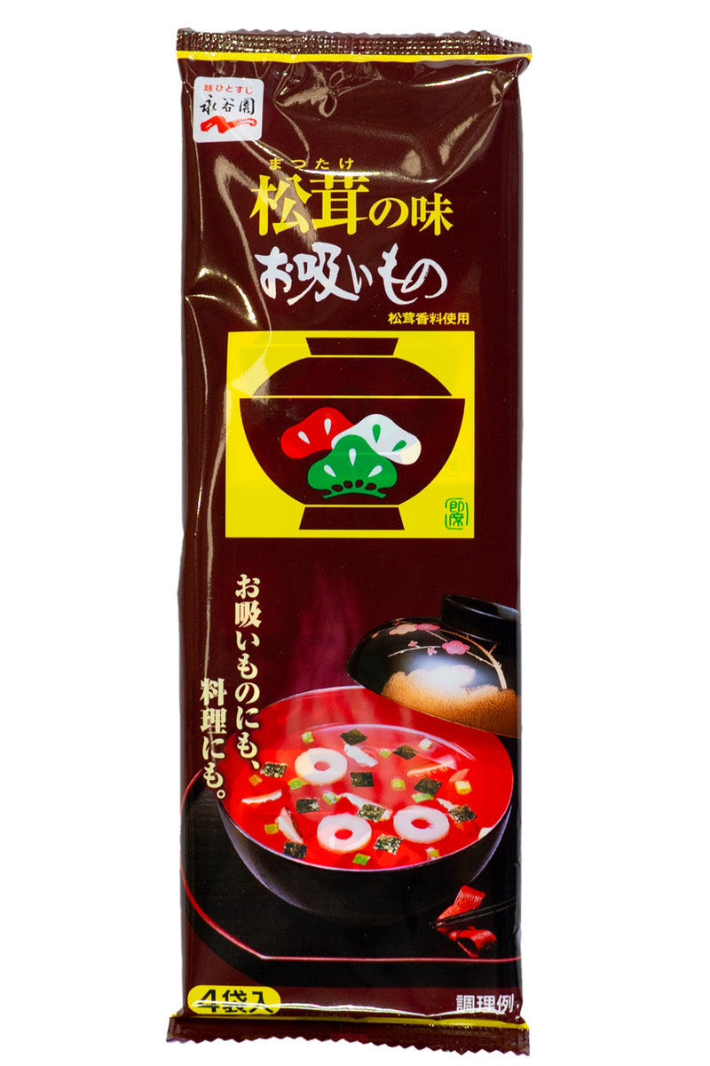 NAGATANIEN Matsutake no Aji Osuimono Clear Soup Powder 4pc (12g)