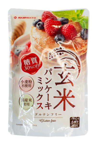 NAMISATO Genmai Brown Rice Flour Pancake Mix 200g