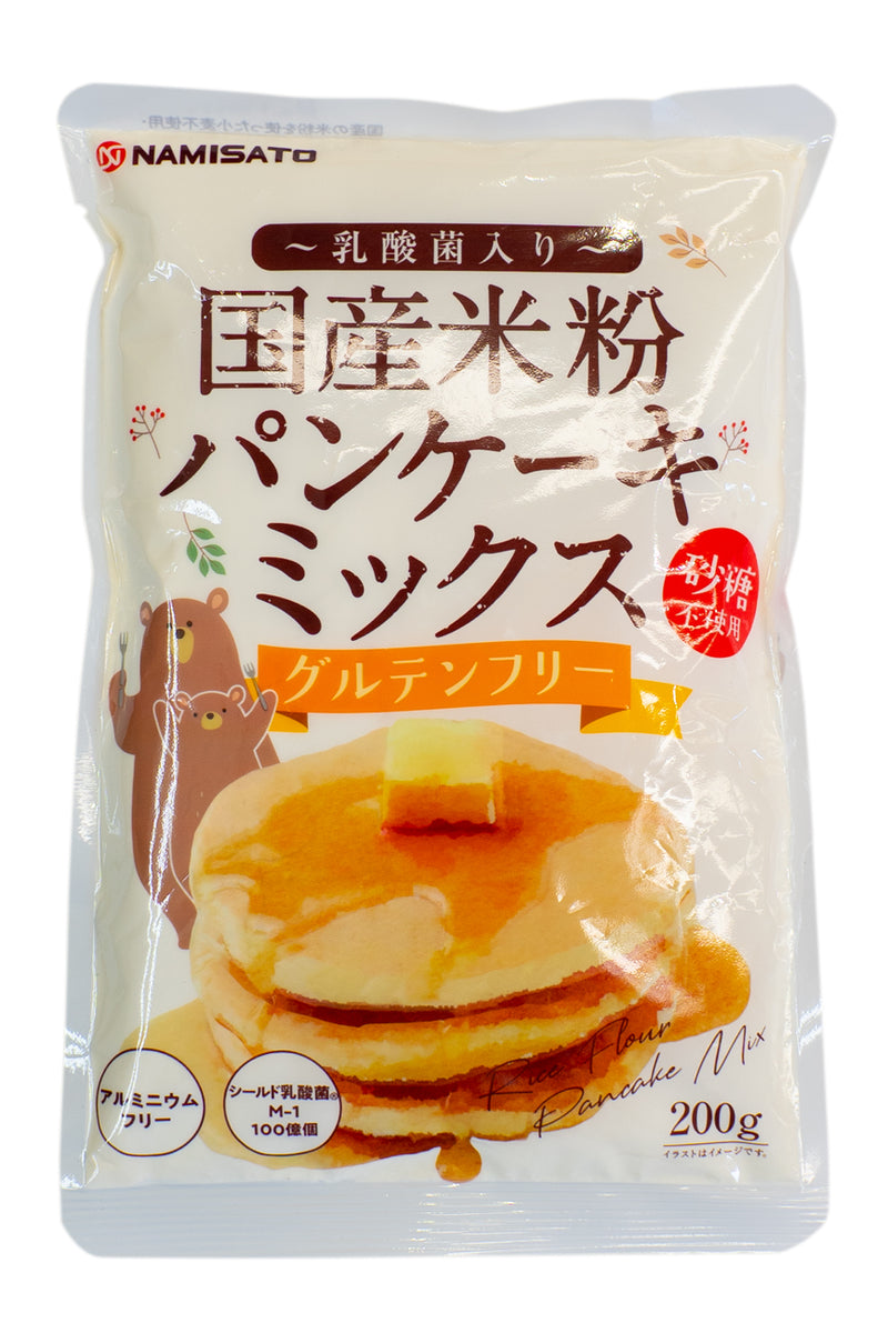 NAMISATO Rice Flour Pancake Mix without Sugar 200g