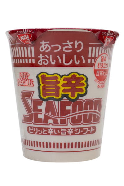 NISSHIN Assari Oishii Cup Noodle Umakara Seafood 58g