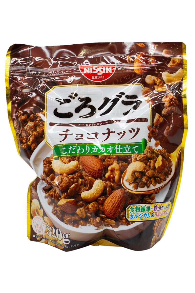 NISSIN Gorogura Choco Nuts  320g