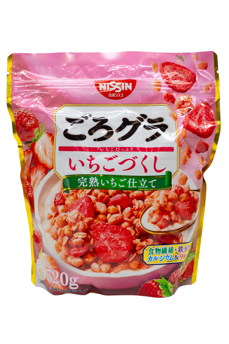 NISSIN Gorogura Strawberry Zukushi  320g