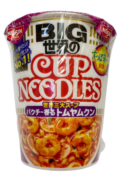 NISSIN Cup Noodle Tom Yum Kung with Coriander BIG 100g-Ichiba