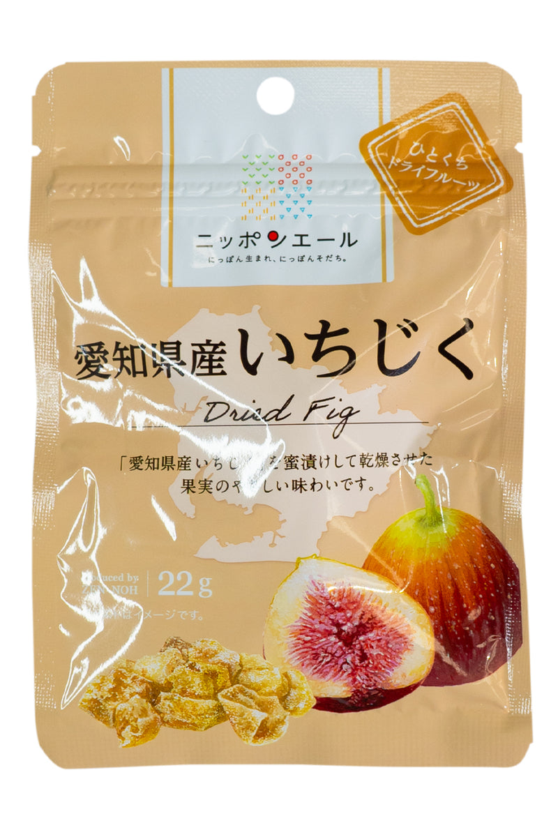 Nippon Ale Aichi FIGS Bite-Size Dried Fruit 22g