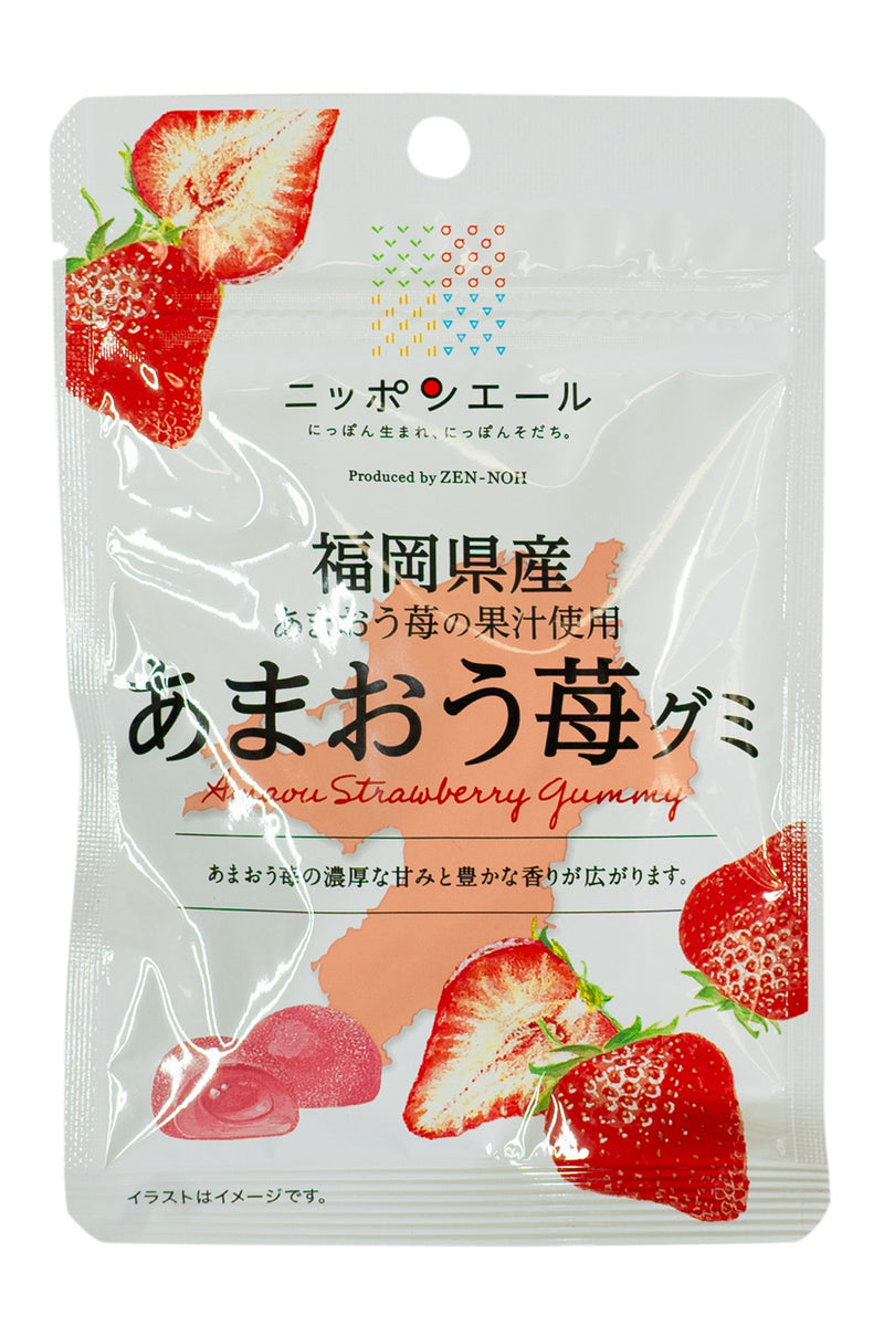 Nippon Ale Fukuoka Prefecture Amaou Strawberry Gummie 40g