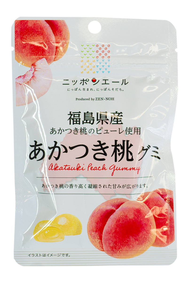 Nippon Ale Fukushimaken Akatsuki PEACH Gummie 40g