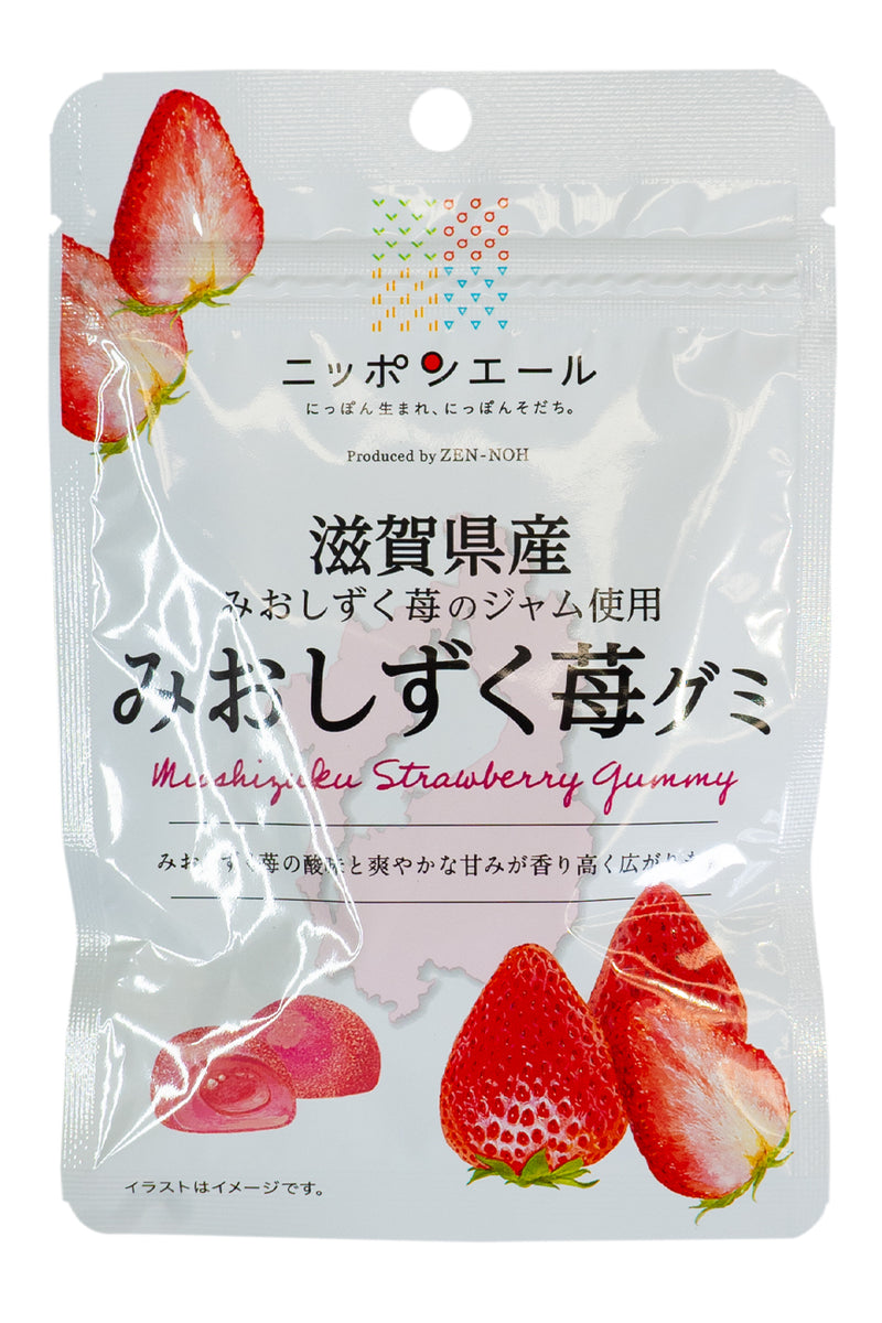 Nippon Ale Shigaken Miosizuku STRAWBERRY Gummie 40g