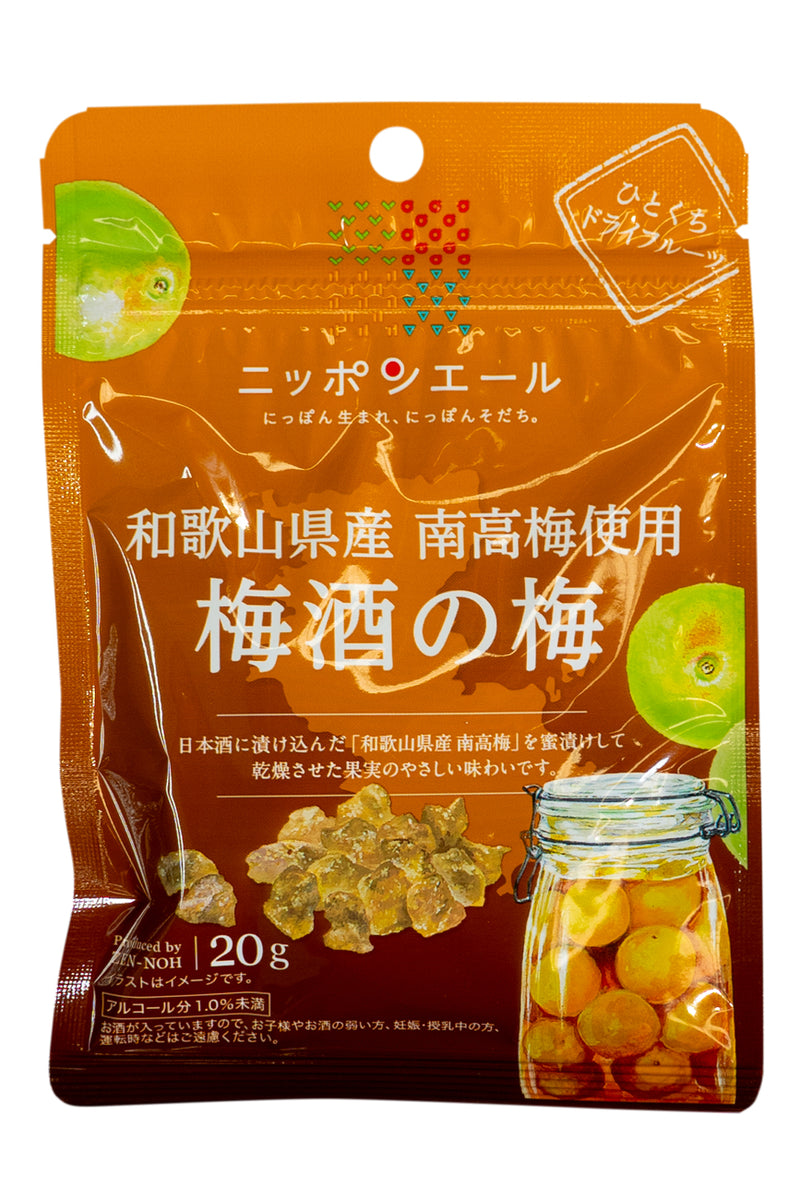 Nippon Ale Wakayama Nanko PLUM Bite-Size Dried Fruit 20g