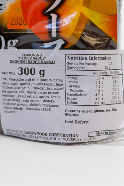 OLIVER Okonomiyaki Sauce Kansai 300g