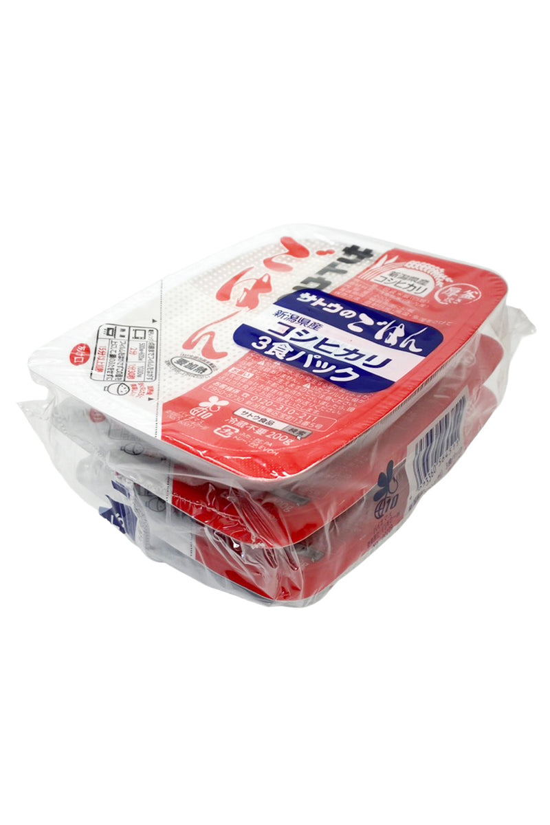 SATO no Gohan Japanese Rice 600g (3pcX200g)
