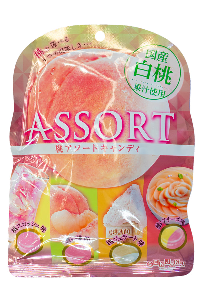 SENJAKU Peach Assort Candy 85g-Ichiba Junction – ichibajunction