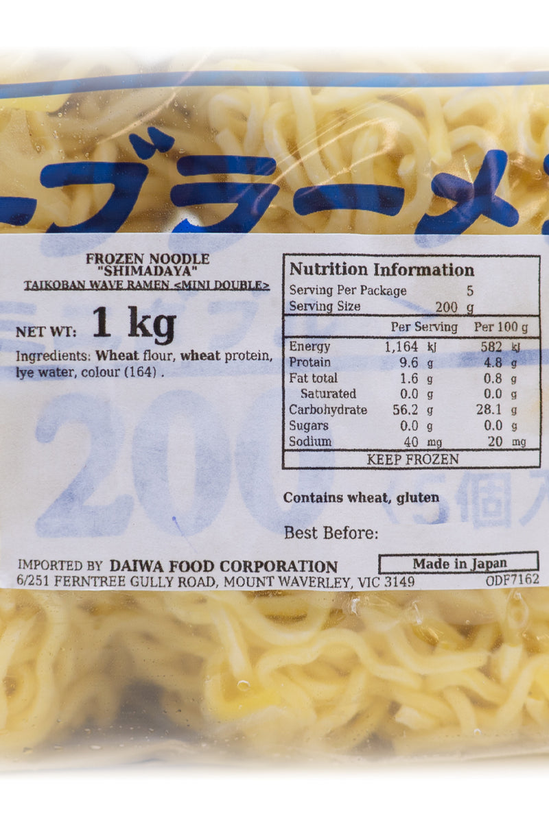 SHIMADAYA Taikoban Wave Ramen Mini Double 200g x 5pcs