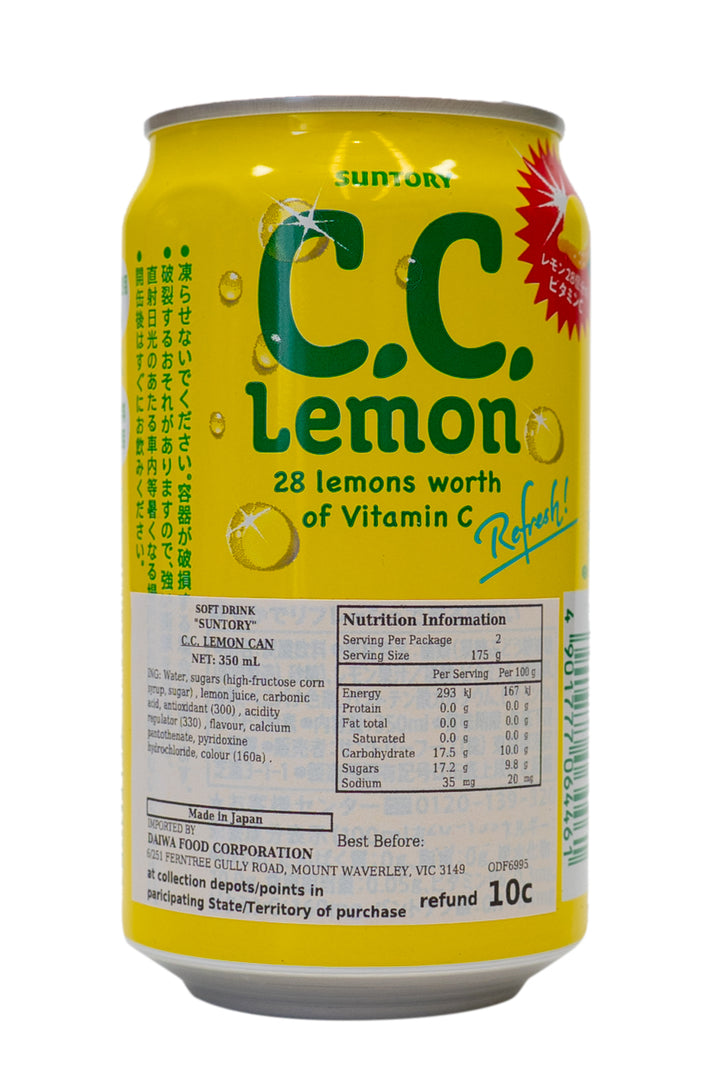 SUNTORY C.C. Lemon 350ml Can-Ichiba Junction – ichibajunction
