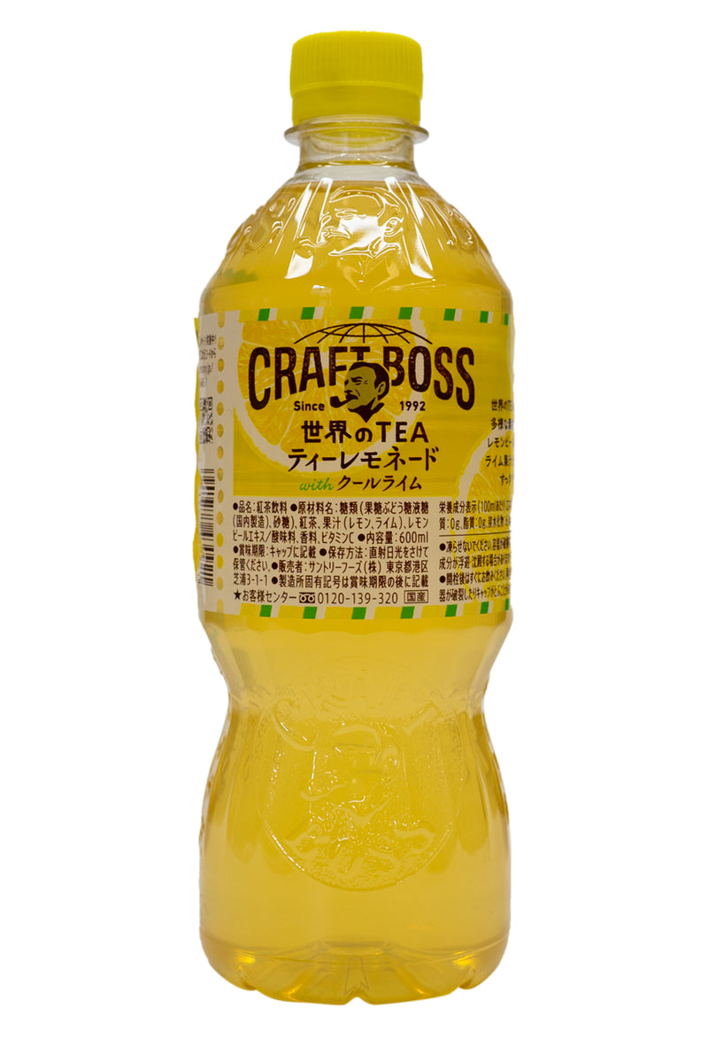 SUNTORY Craft Boss Tea Lemonade 600ml Cool Lime