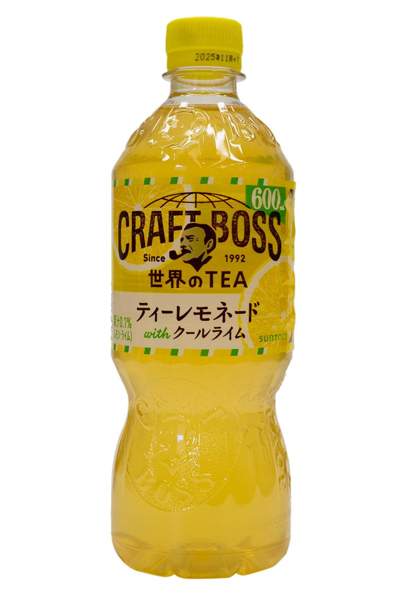SUNTORY Craft Boss Tea Lemonade 600ml Cool Lime
