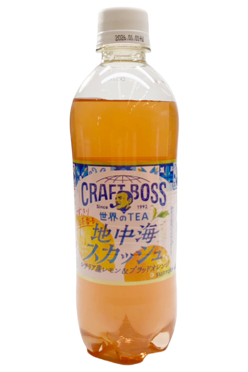 SUNTORY Craft Boss Sekai no Tea Chichukai Squash 490ml