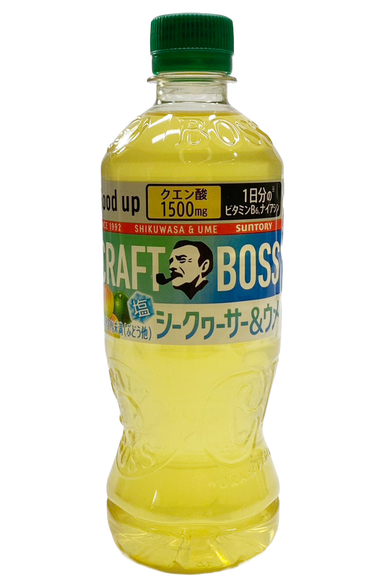 SUNTORY Craft Boss Shikuwasa & Ume 500ml
