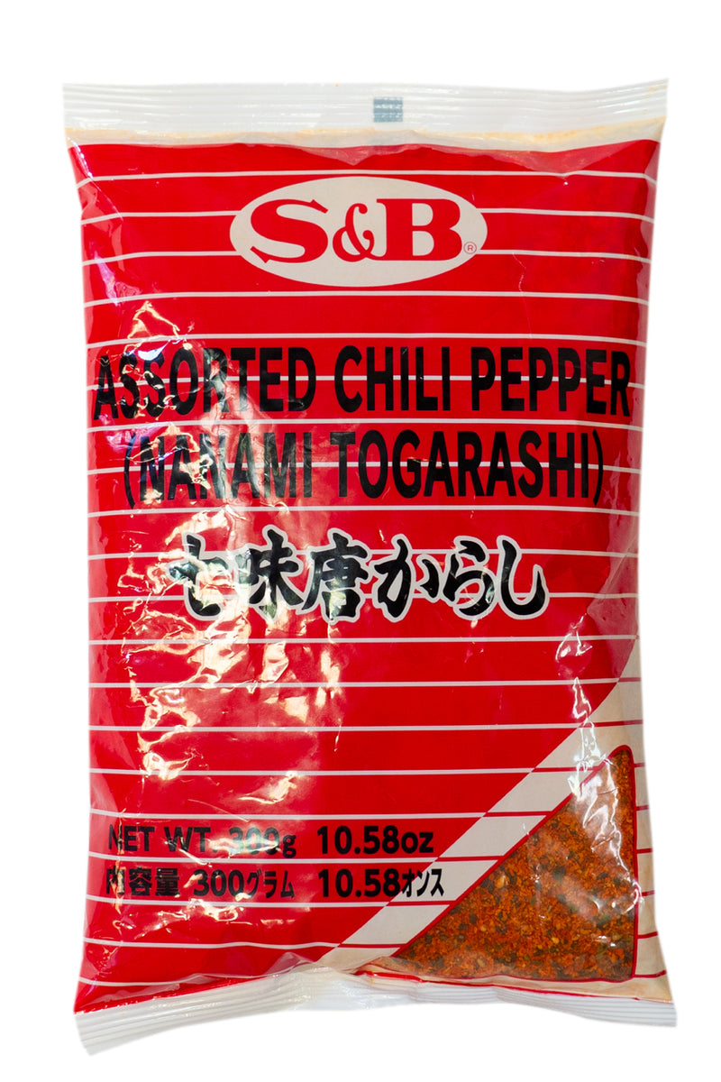 S&B Assorted Chili Pepper (Nanami Togarashi) 300g