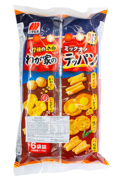 Sanko Rice Cracker Wagaya No Teppan 110g