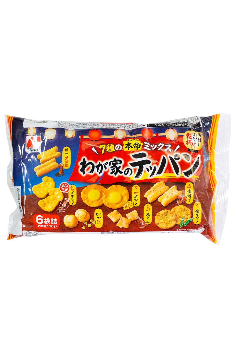 Sanko Rice Cracker Wagaya No Teppan 110g