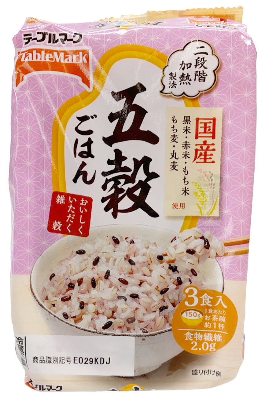 TABLEMARK Gokokugohan 5 Grain Rice 450g (3pcX150g)-Ichiba Junction ...