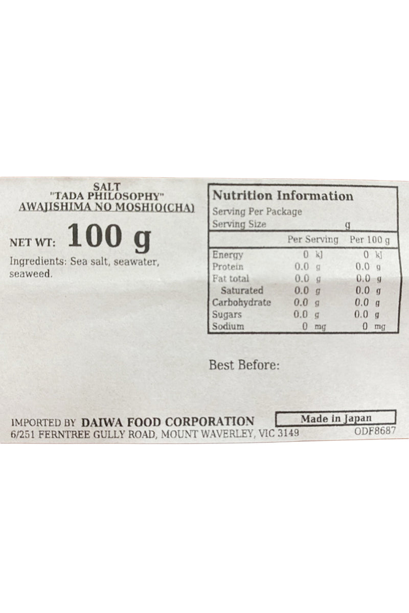 TADA PHILOSOPHY Salt Moshio from Awaji Island 100g