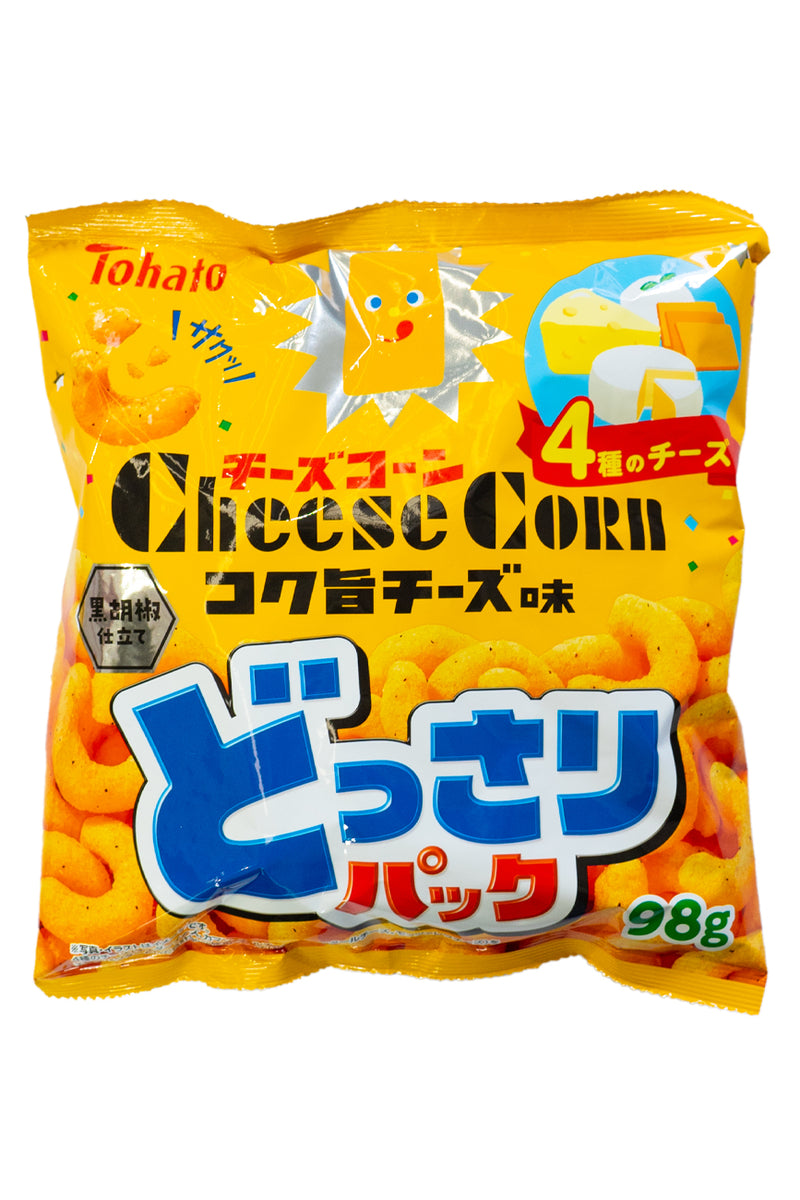 TOHATO Cheese Corn Kokuuma Cheese Dossari Pack 98g