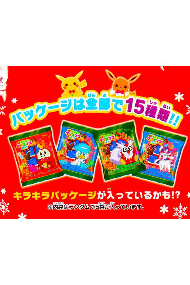 TOHATO Pokemon Christmas Pack Chocolate 5p 80g