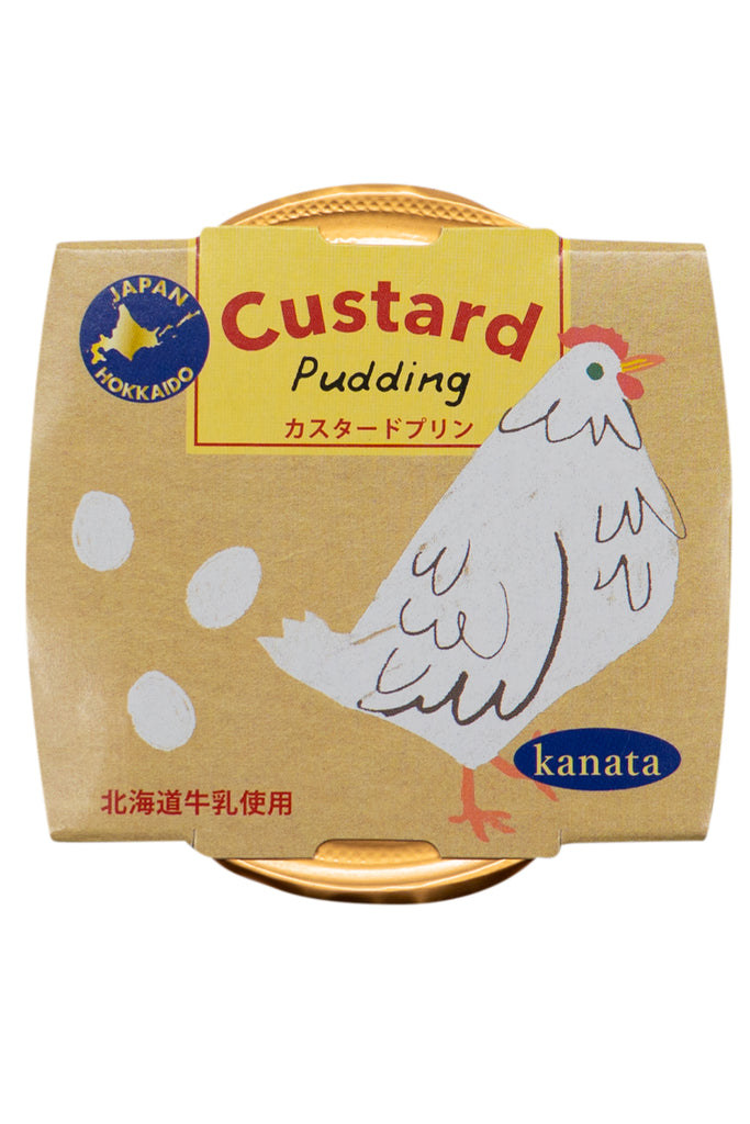 Tanaka Hokkaido Custard Pudding 105g-Ichiba Junction