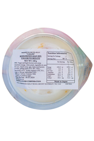 Tarami KudamonoyaSan MIX Fruit Yoghurt Dessert 160g