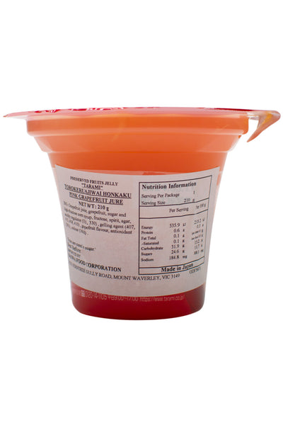 Tarami Authentic Pink Grapefruit Jelly Cup 210g